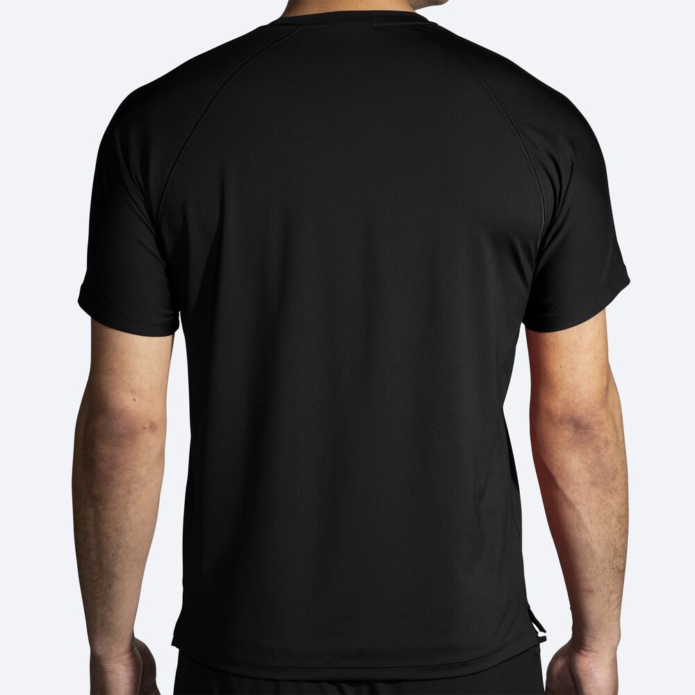 Camiseta Brooks Atmosphere Short Sleeve 2.0 Hombre Negras | CR02647