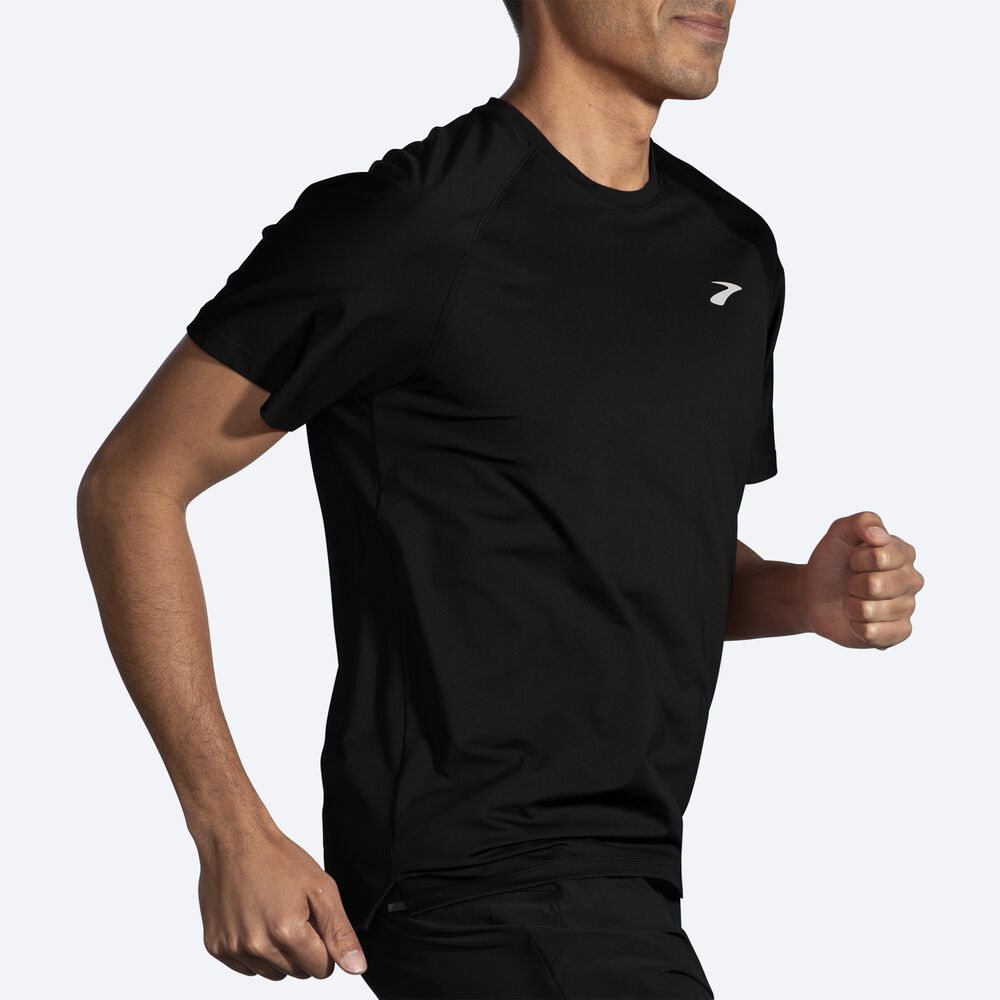 Camiseta Brooks Atmosphere Short Sleeve 2.0 Hombre Negras | CR02647