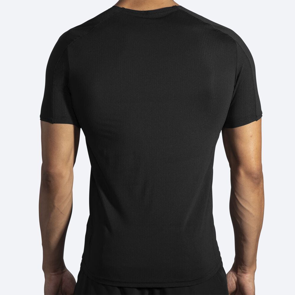 Camiseta Brooks Atmosphere Short Sleeve Hombre Negras | CR68509