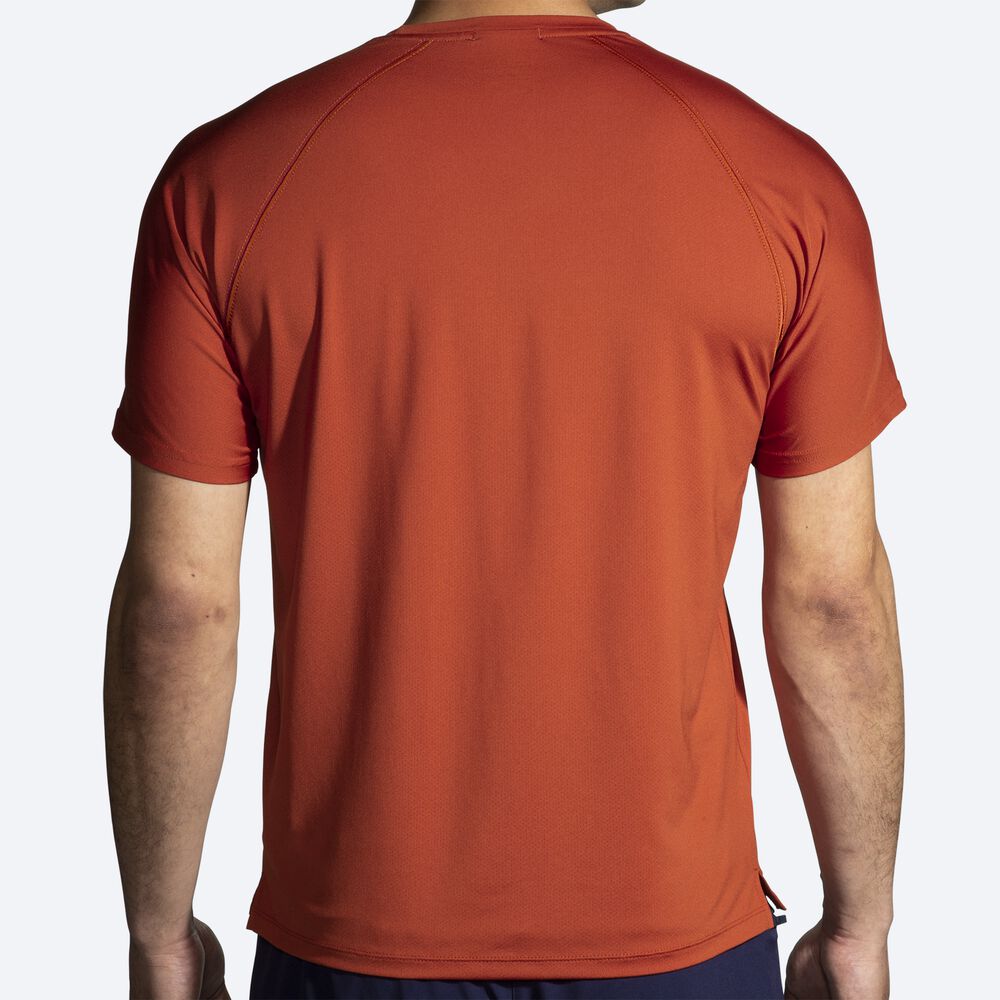 Camiseta Brooks Atmosphere Short Sleeve 2.0 Hombre Rojas | CR79460