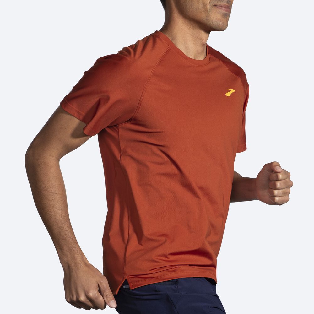 Camiseta Brooks Atmosphere Short Sleeve 2.0 Hombre Rojas | CR79460