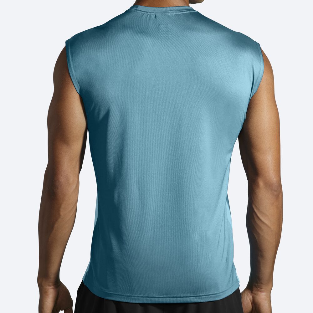 Camiseta Brooks Atmosphere Sleeveless 2.0 Hombre Rojas/Azules | CR78940