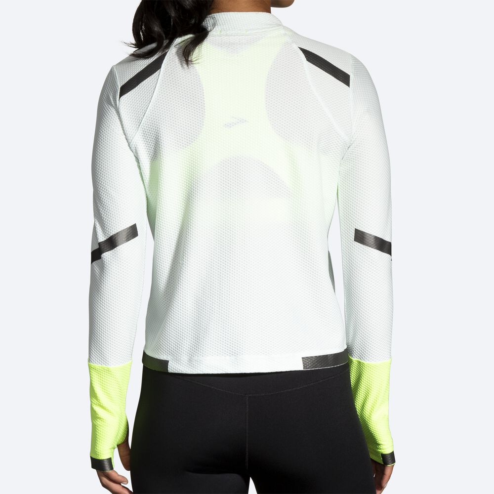 Camiseta Brooks Carbonite Long Sleeve Mujer Gris | CR08627