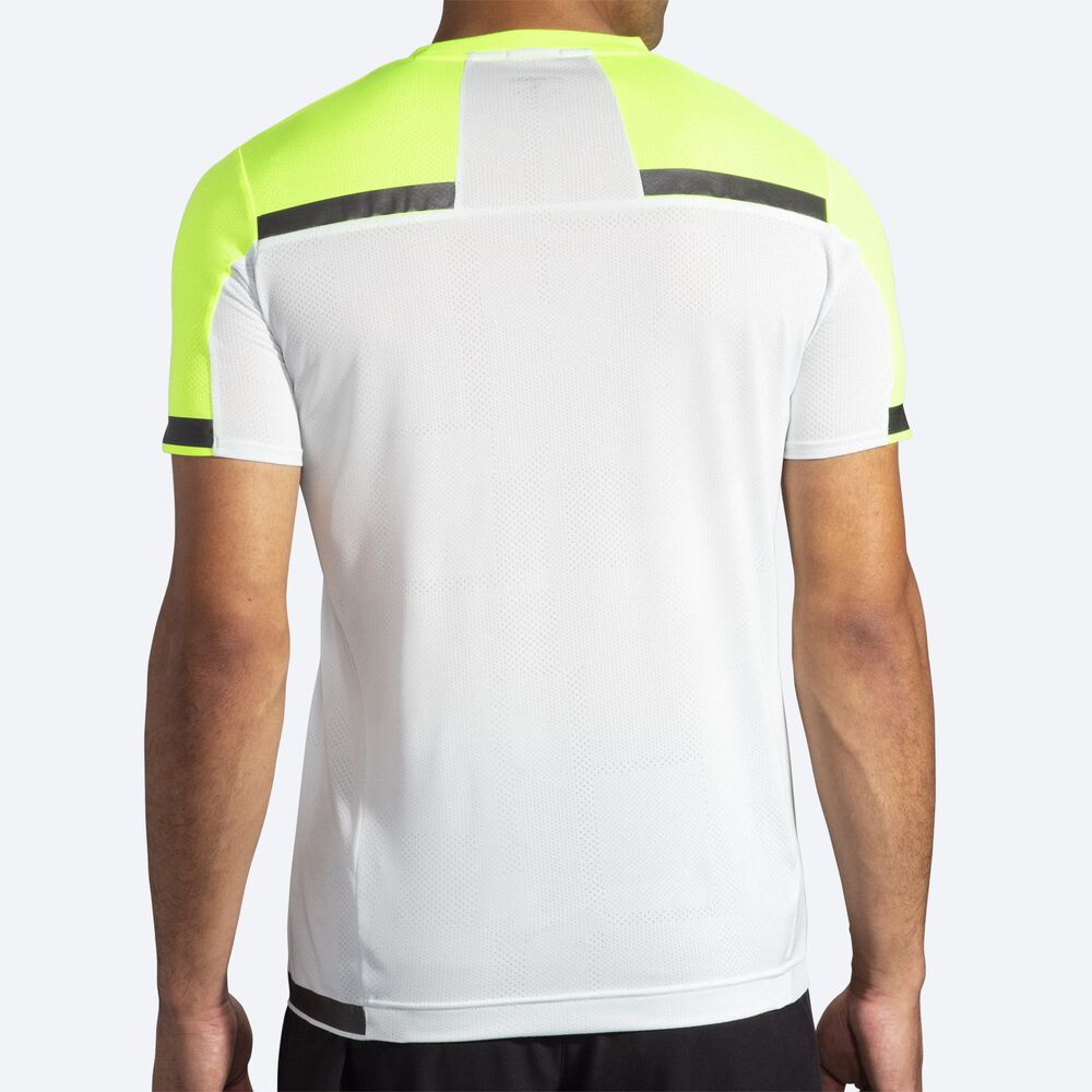 Camiseta Brooks Carbonite Short Sleeve Hombre Gris | CR54386