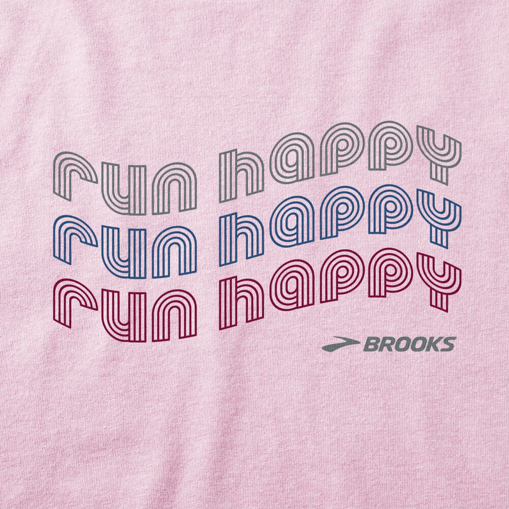 Camiseta Brooks Distance Long Sleeve 2.0 Mujer Rosas | CR57312