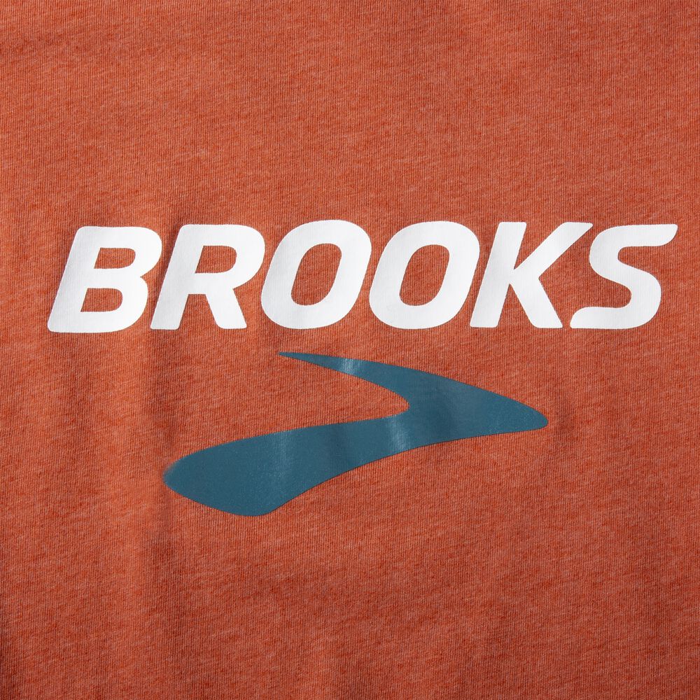 Camiseta Brooks Distance Short Sleeve 2.0 Hombre Rojas | CR23695