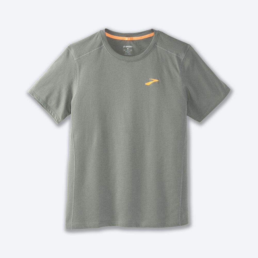 Camiseta Brooks Distance Short Sleeve 2.0 Hombre Verde | CR27306