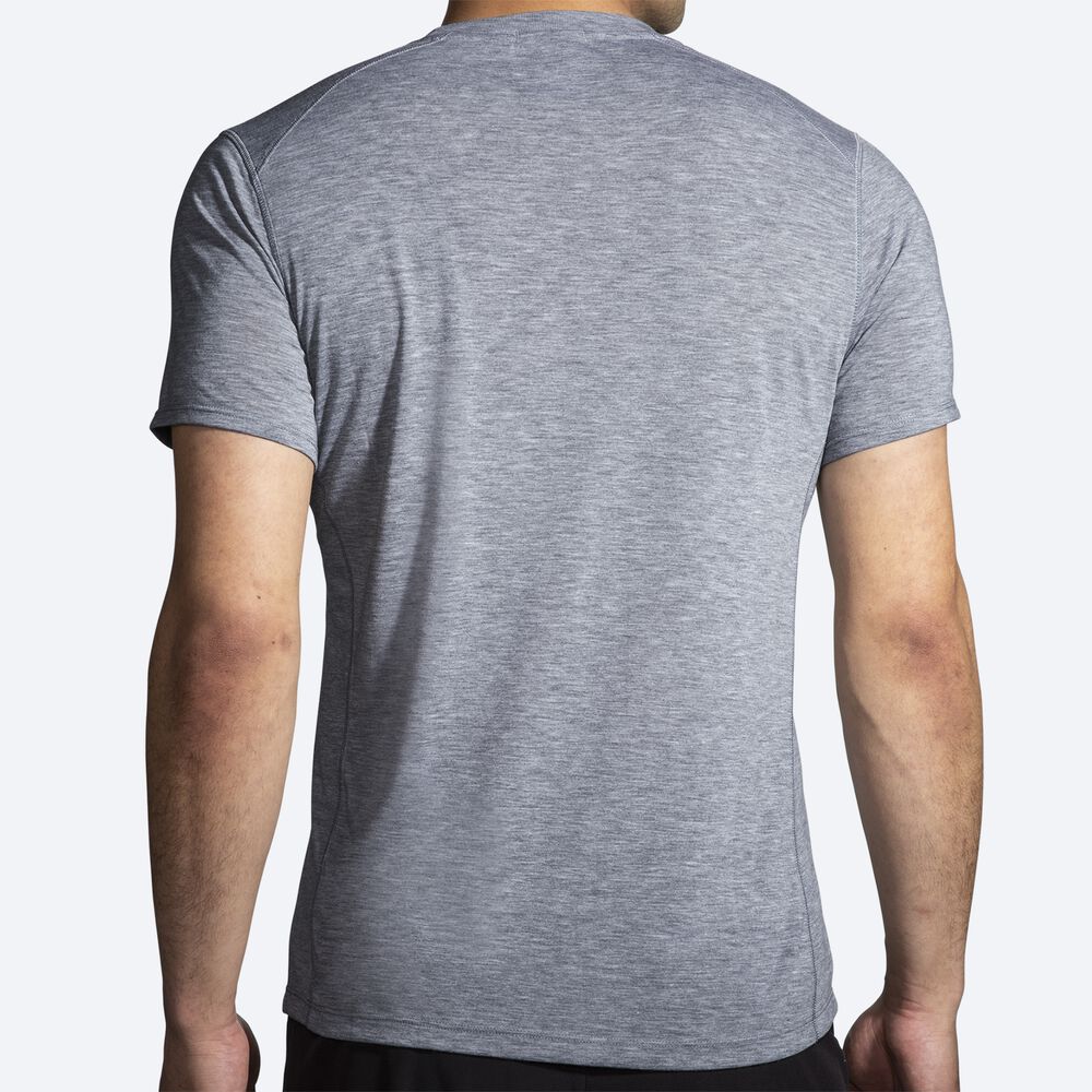 Camiseta Brooks Distance Short Sleeve 2.0 Hombre Gris | CR74635