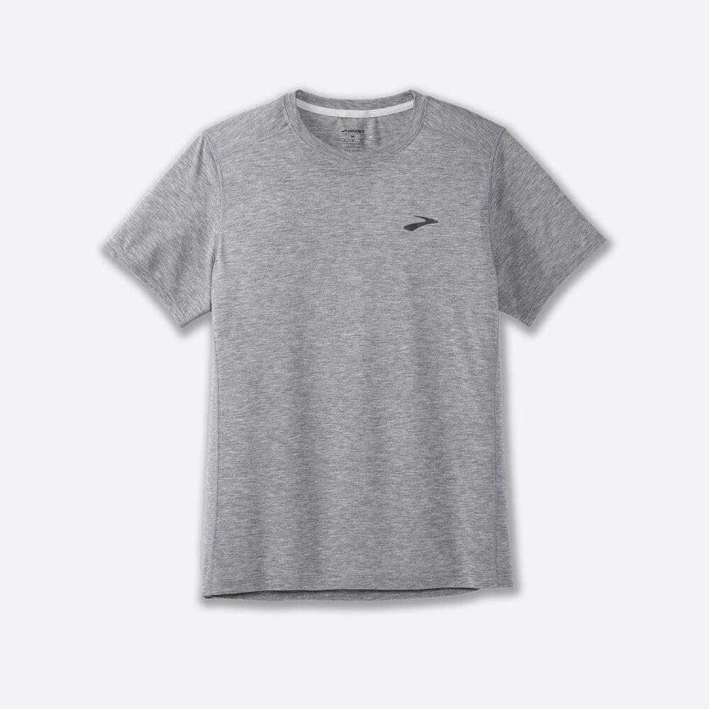 Camiseta Brooks Distance Short Sleeve 2.0 Hombre Gris | CR74635