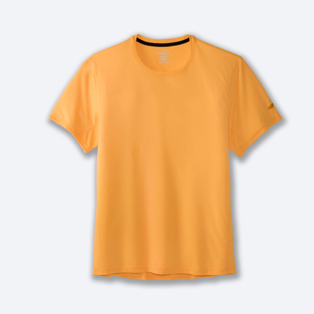 Camiseta Brooks Distance Short Sleeve Hombre Naranjas | CR29146