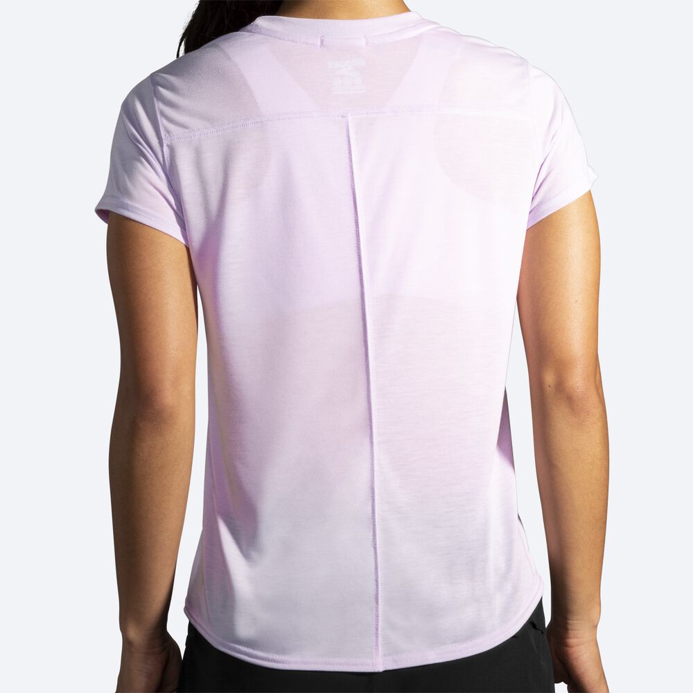 Camiseta Brooks Distance Short Sleeve Mujer Moradas | CR85721