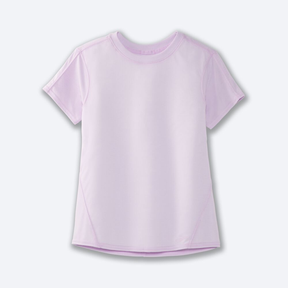 Camiseta Brooks Distance Short Sleeve Mujer Moradas | CR85721