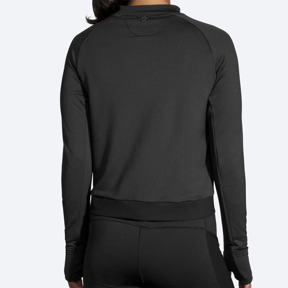 Camiseta Brooks Notch Thermal Long Sleeve Mujer Negras | CR79530