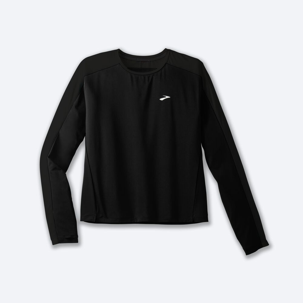 Camiseta Brooks Sprint Free Long Sleeve 2.0 Mujer Negras | CR13864