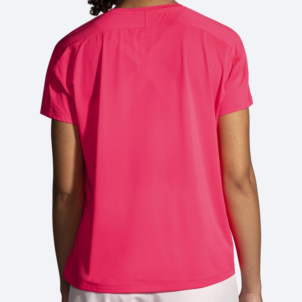 Camiseta Brooks Sprint Free Short Sleeve 2.0 Mujer Rosas | CR08913