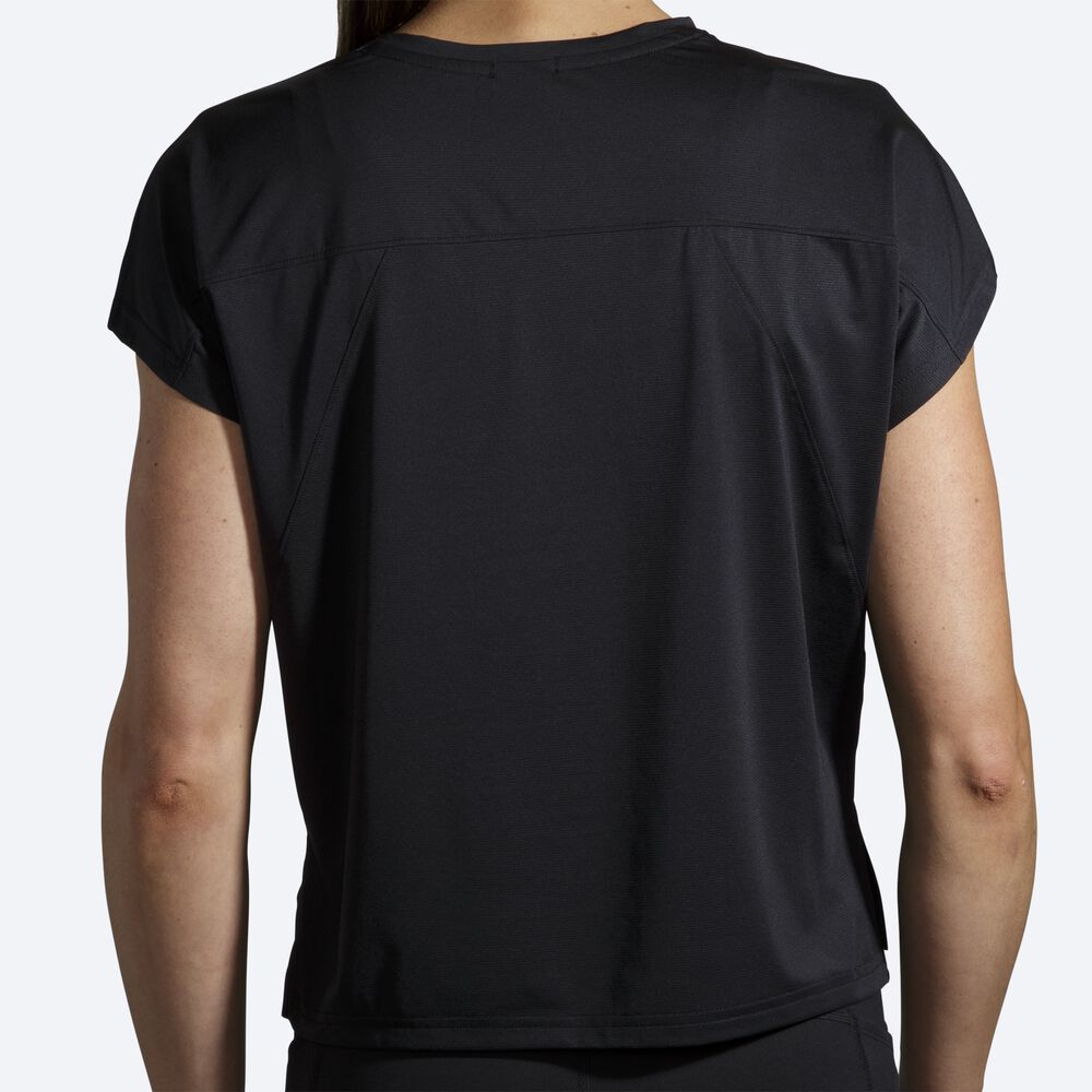 Camiseta Brooks Sprint Free Short Sleeve Mujer Negras | CR18750