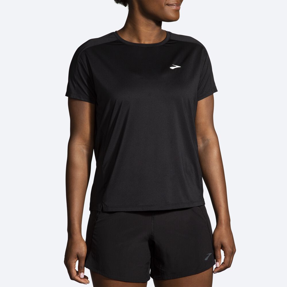 Camiseta Brooks Sprint Free Short Sleeve 2.0 Mujer Negras | CR79835