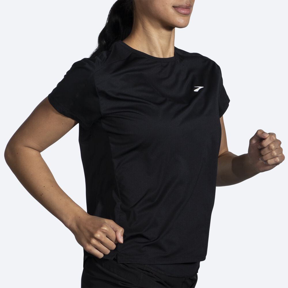 Camiseta Brooks Sprint Free Short Sleeve 2.0 Mujer Negras | CR79835