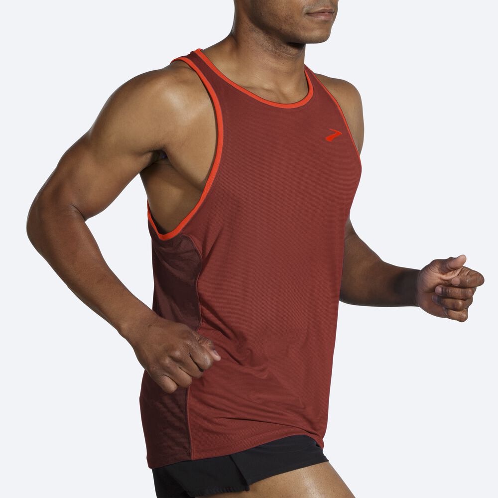 Camiseta Tirantes Brooks Atmosphere Singlet Hombre Cobra | CR06523