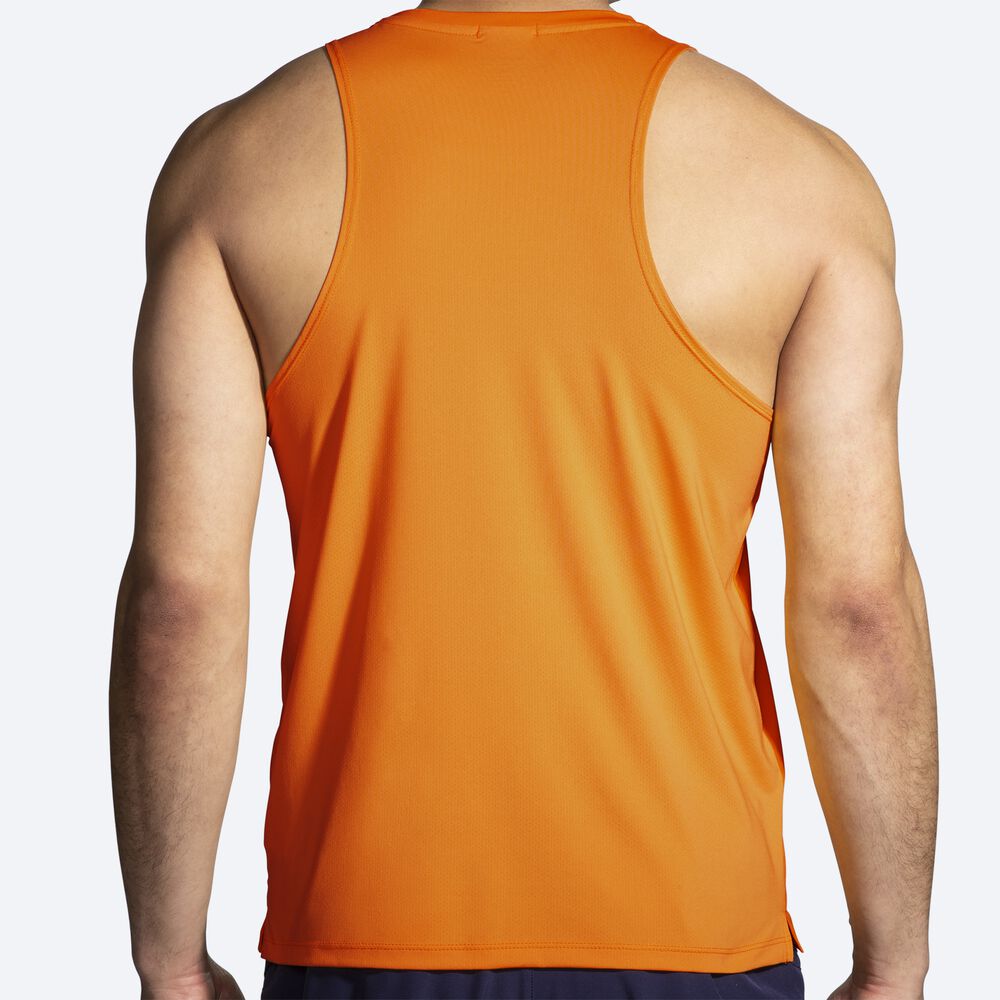 Camiseta Tirantes Brooks Atmosphere Singlet 2.0 Hombre Doradas/Naranjas | CR10732