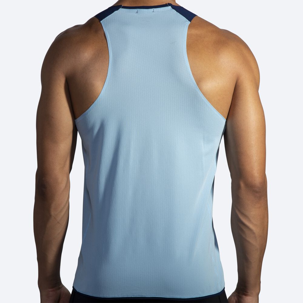 Camiseta Tirantes Brooks Atmosphere Singlet Hombre Azul Marino | CR37291