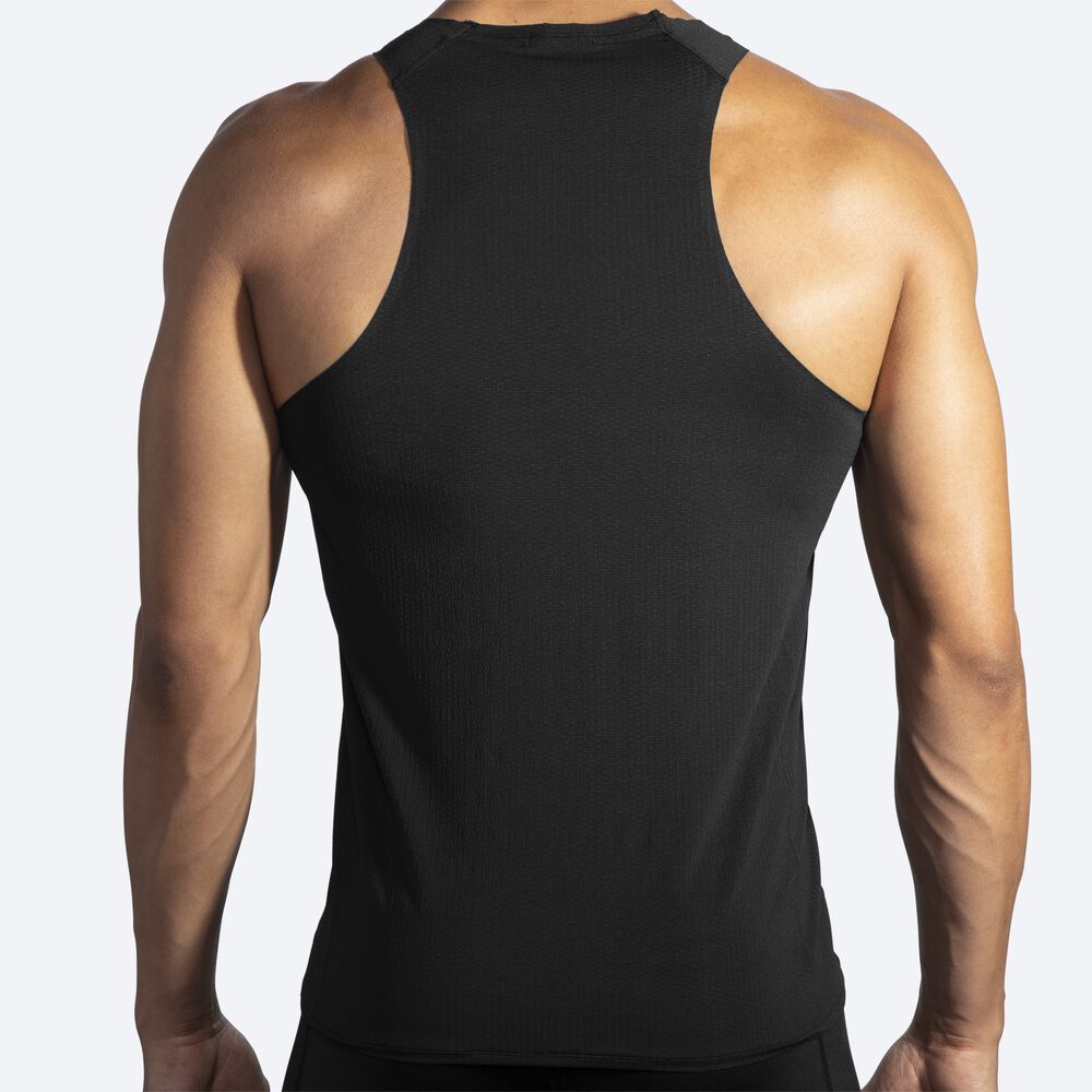 Camiseta Tirantes Brooks Atmosphere Singlet Hombre Negras | CR37604