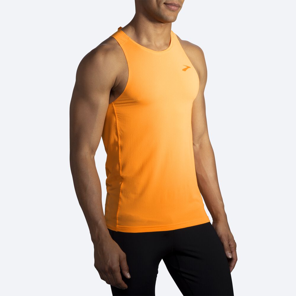 Camiseta Tirantes Brooks Atmosphere Singlet Hombre Naranjas | CR63817