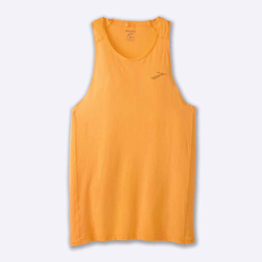 Camiseta Tirantes Brooks Atmosphere Singlet Hombre Naranjas | CR63817