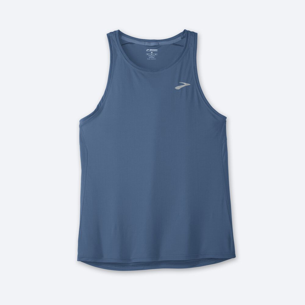 Camiseta Tirantes Brooks Atmosphere Singlet Hombre Azules | CR74160