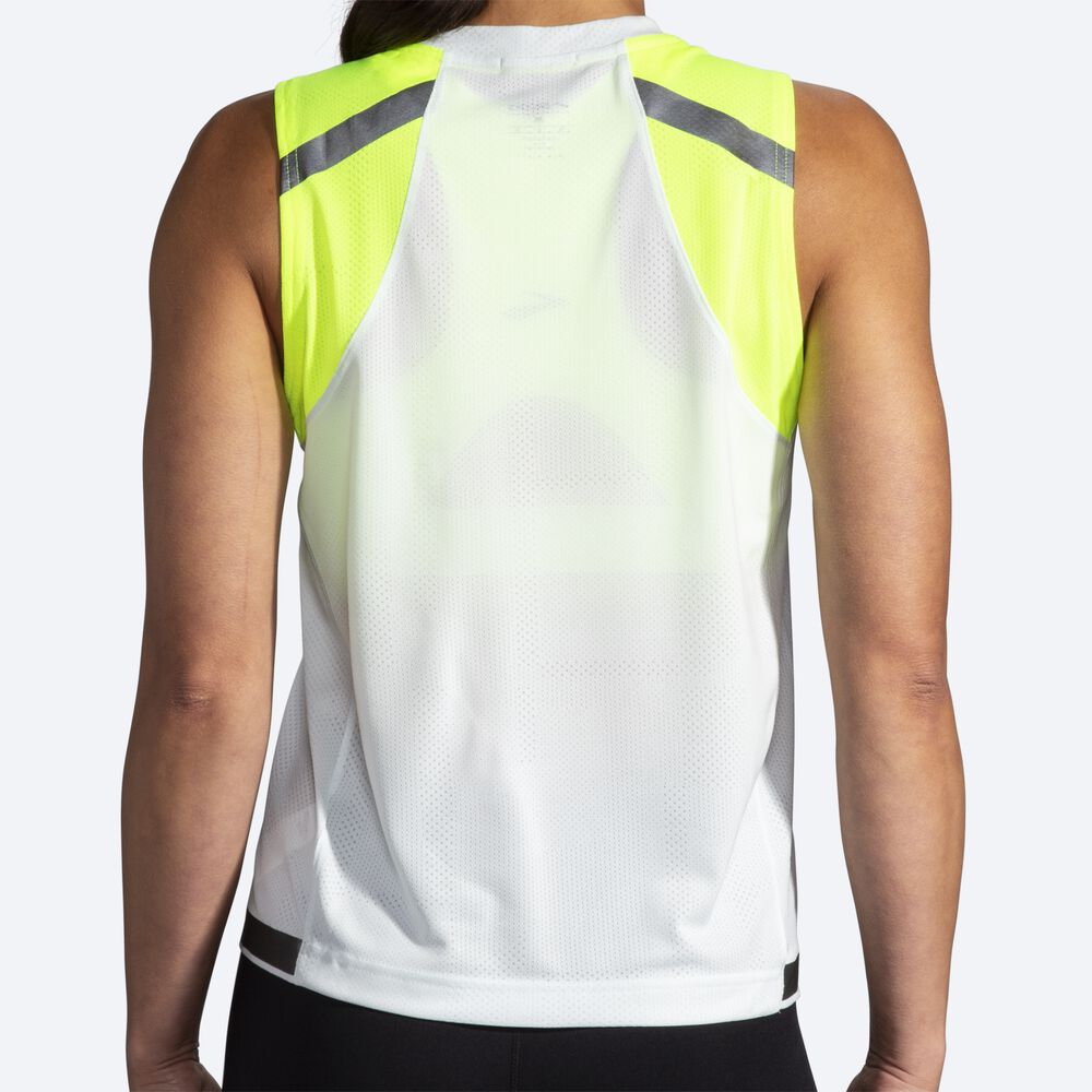 Camiseta Tirantes Brooks Carbonite Mujer Gris | CR62340