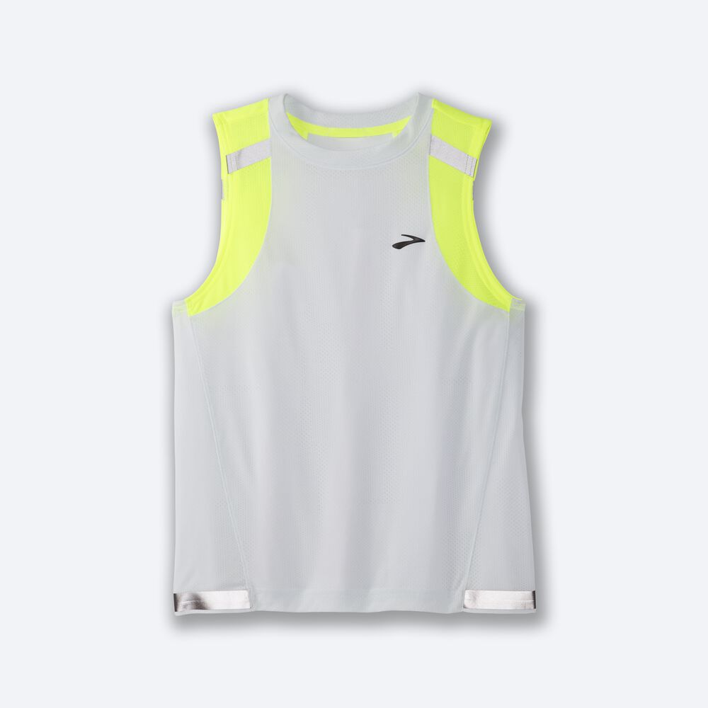 Camiseta Tirantes Brooks Carbonite Mujer Gris | CR62340