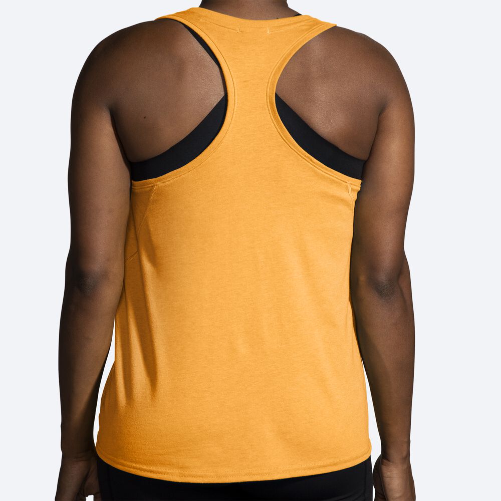 Camiseta Tirantes Brooks Distance Tank 2.0 Mujer Naranjas | CR28461