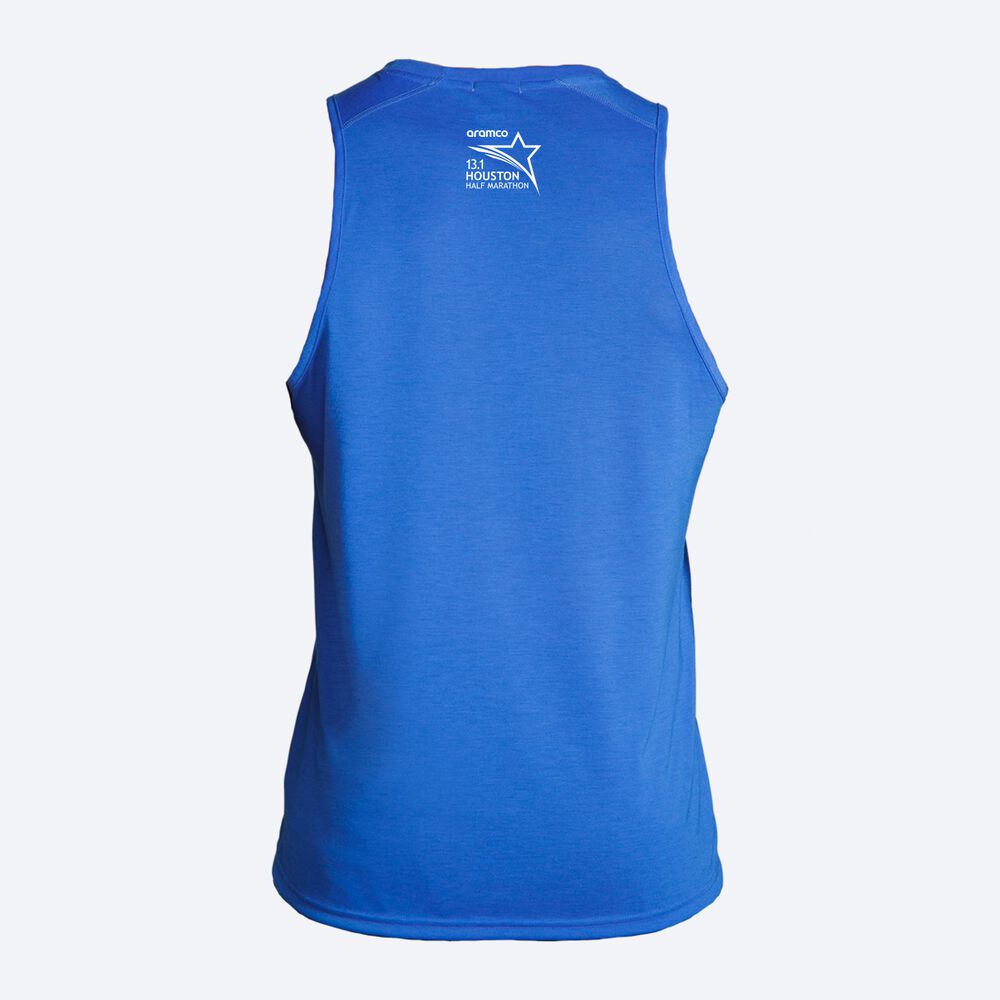 Camiseta Tirantes Brooks Houston23 Distance Tank 2.0 Hombre Azules | CR91780