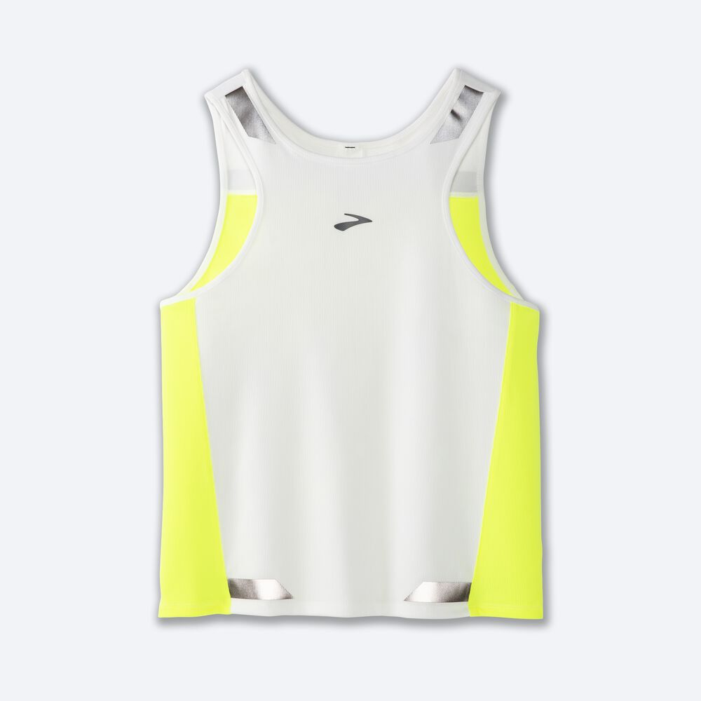 Camiseta Tirantes Brooks Run Visible Back-to-Front Mujer Blancas | CR12865