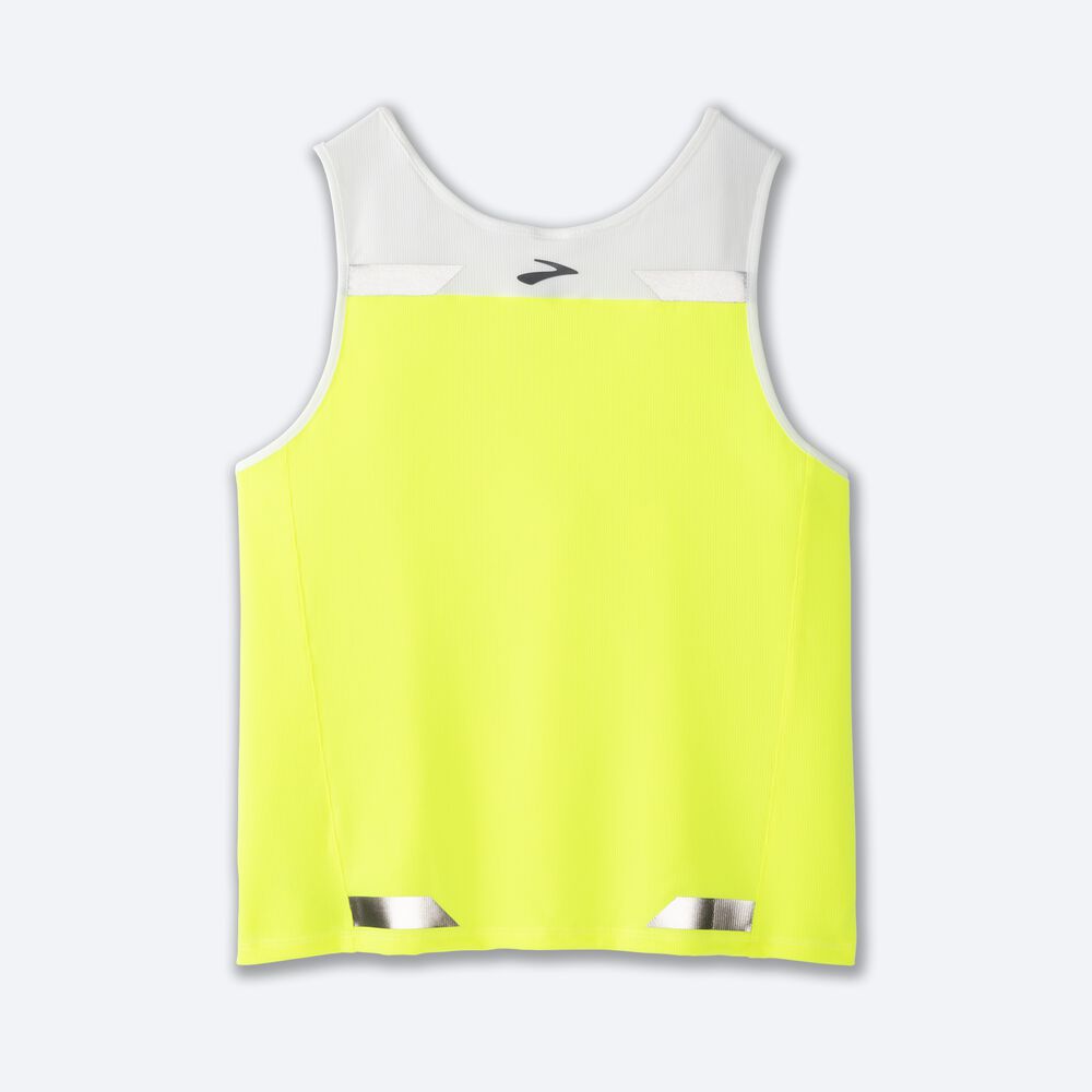 Camiseta Tirantes Brooks Run Visible Back-to-Front Mujer Blancas | CR12865