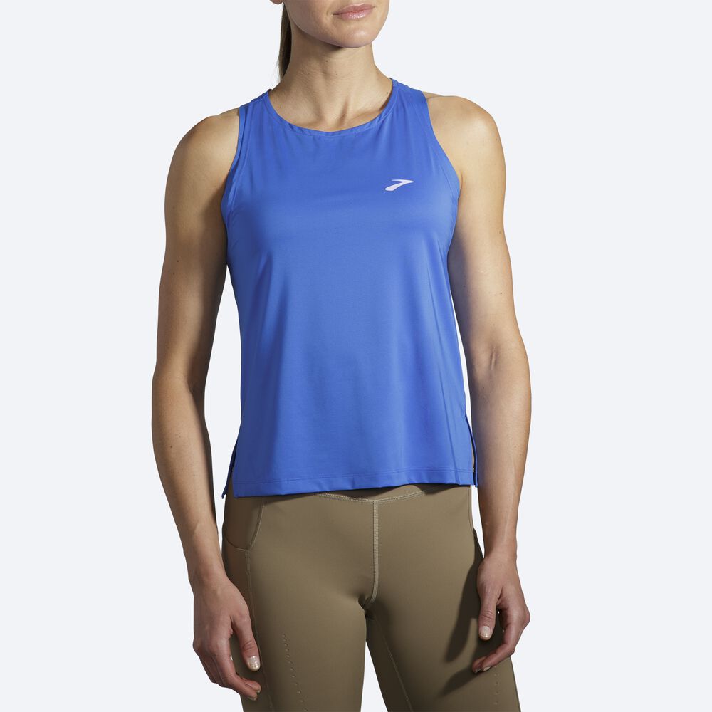 Camiseta Tirantes Brooks Sprint Free Mujer Azules | CR28693