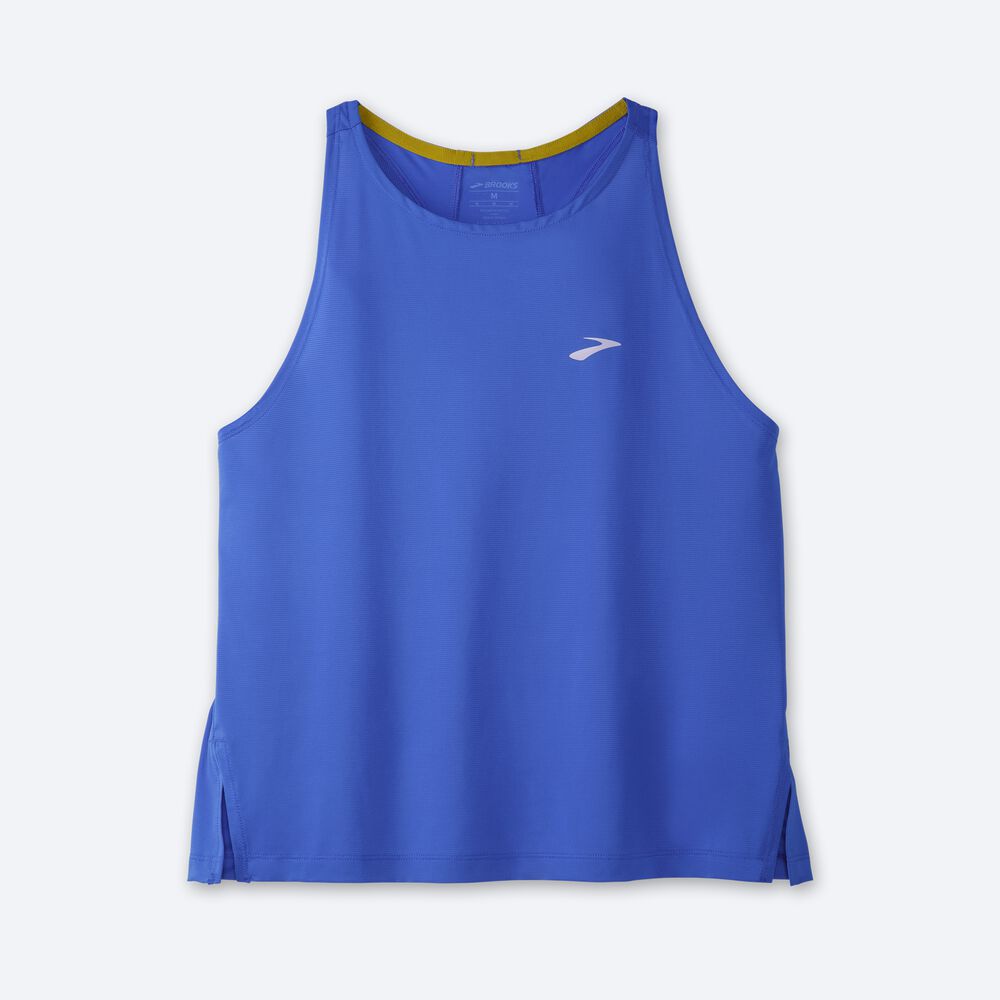 Camiseta Tirantes Brooks Sprint Free Mujer Azules | CR28693