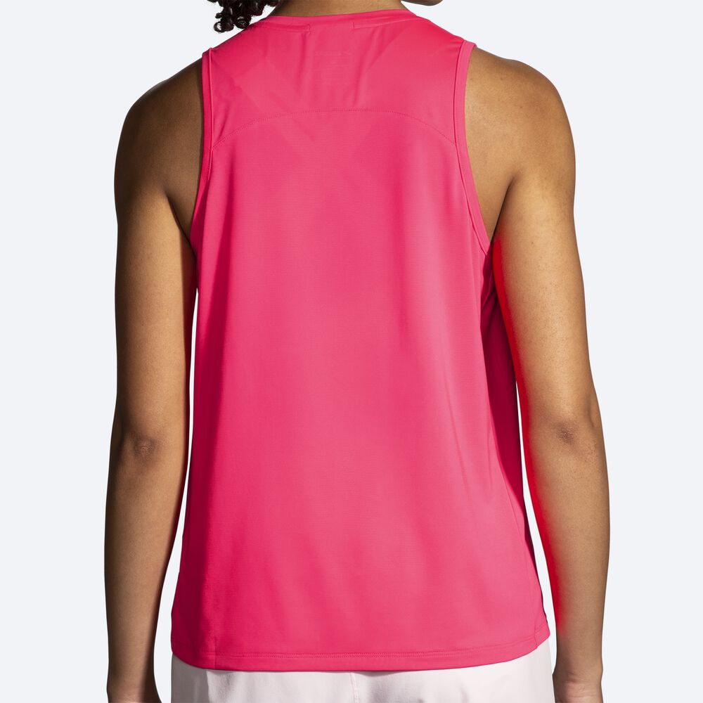 Camiseta Tirantes Brooks Sprint Free Tank 2.0 Mujer Rosas | CR46812