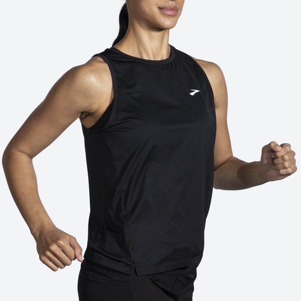 Camiseta Tirantes Brooks Sprint Free Tank 2.0 Mujer Negras | CR60175