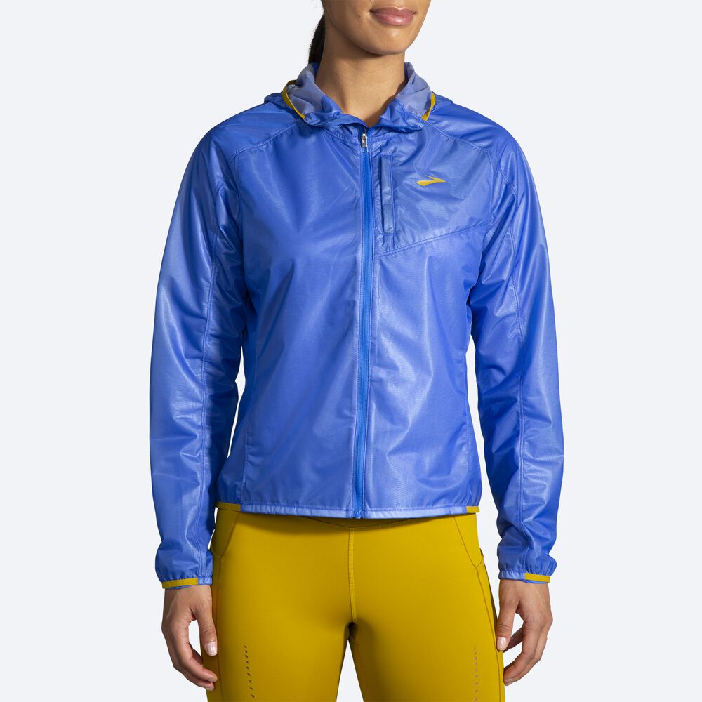 Chaquetas Brooks All Altitude Mujer Azules/Doradas | CR68407