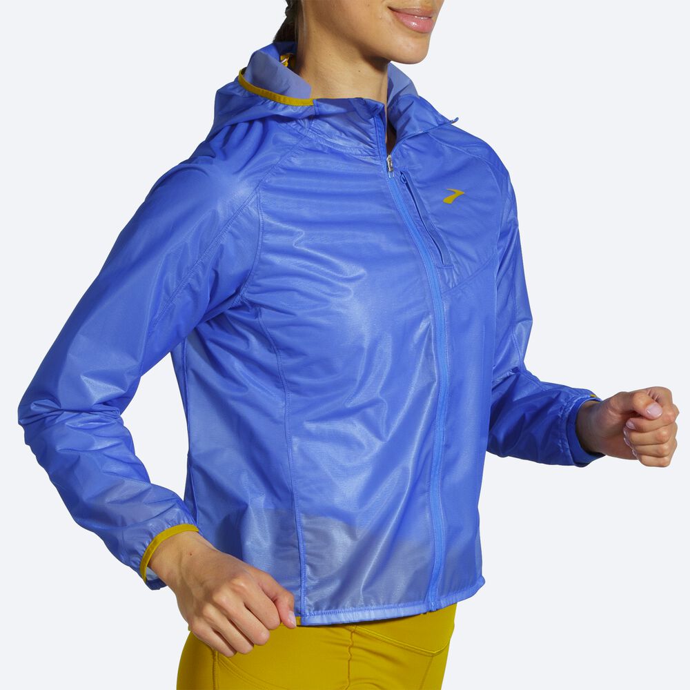 Chaquetas Brooks All Altitude Mujer Azules/Doradas | CR68407