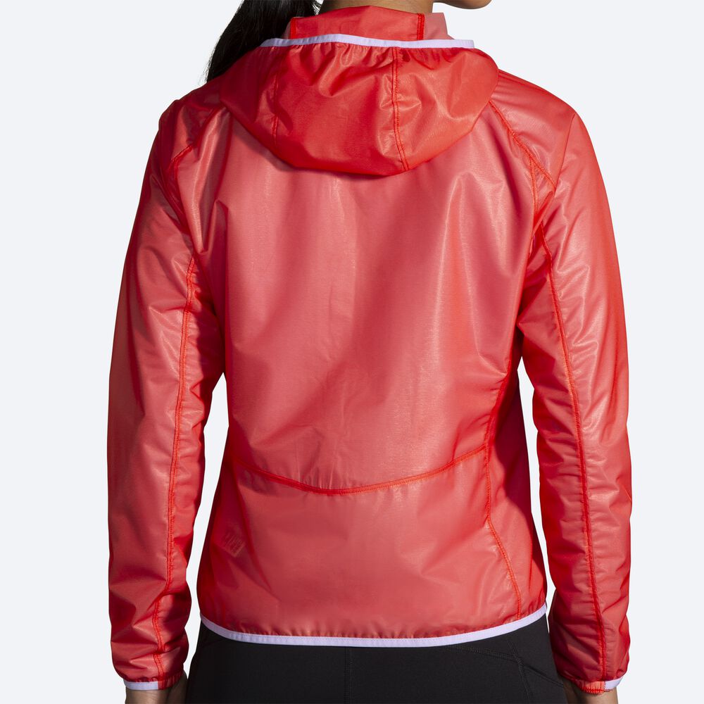 Chaquetas Brooks All Altitude Mujer Rojas/Moradas Gris | CR37954