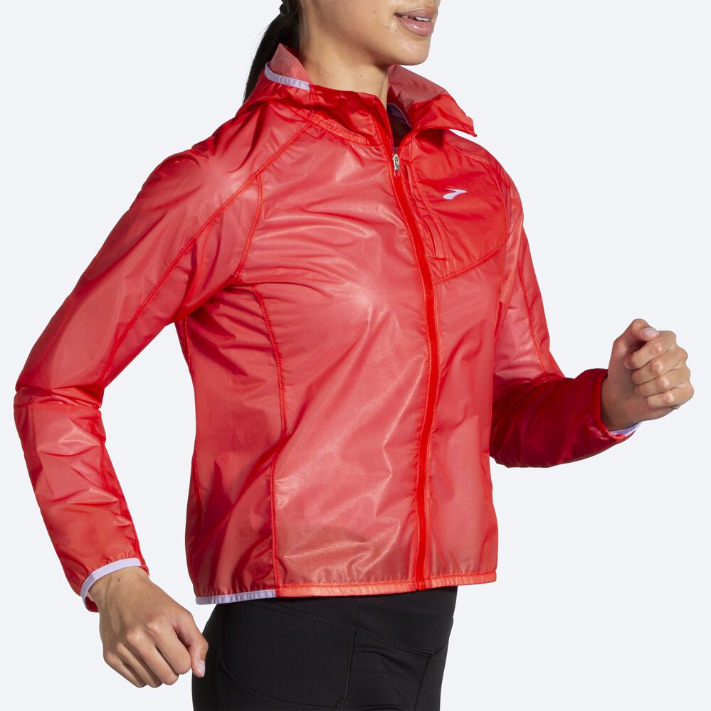 Chaquetas Brooks All Altitude Mujer Rojas/Moradas Gris | CR37954