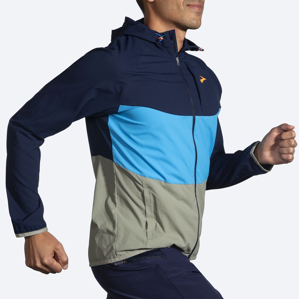 Chaquetas Brooks Canopy Hombre Azul Marino | CR01935