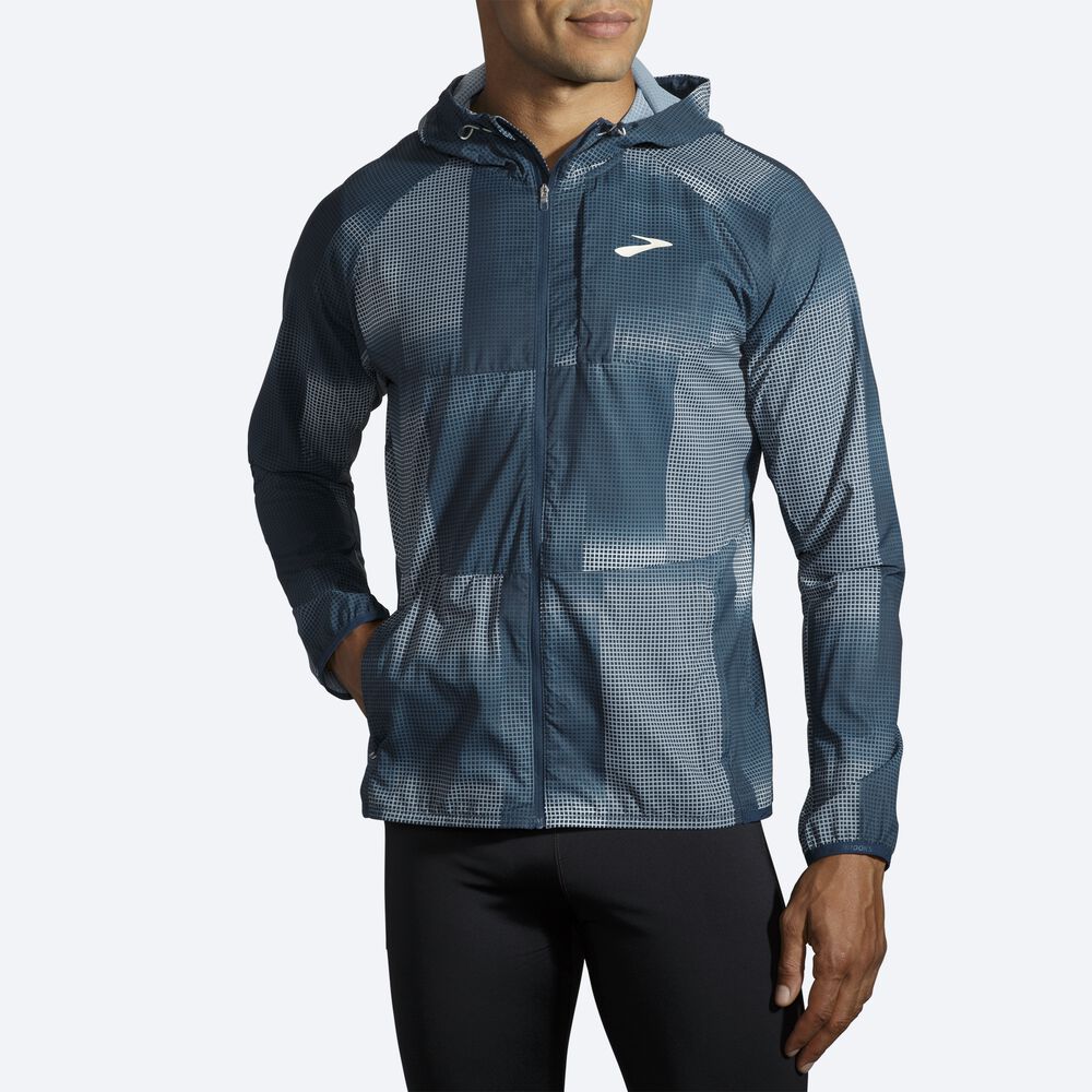 Chaquetas Brooks Canopy Hombre Indigo | CR58602