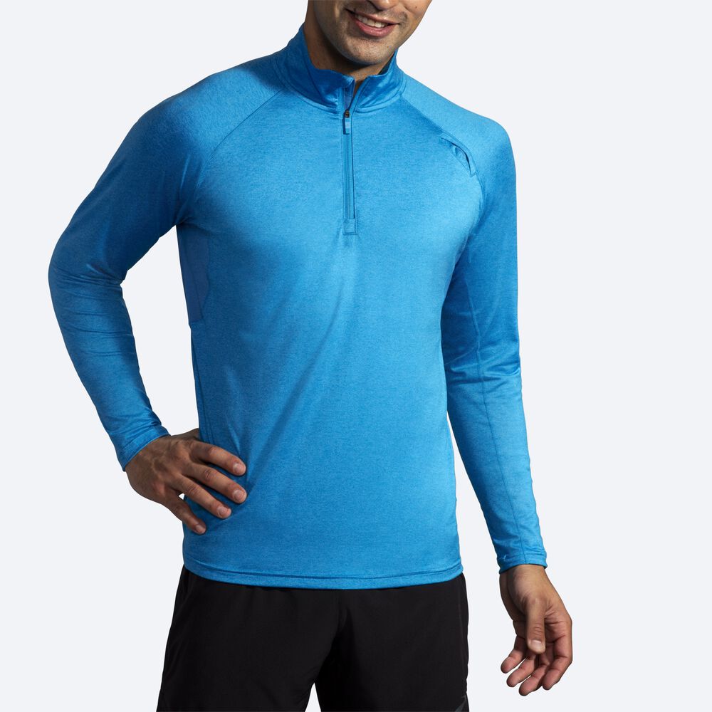 Chaquetas Brooks Dash 1/2 Zip Hombre Azules | CR20965