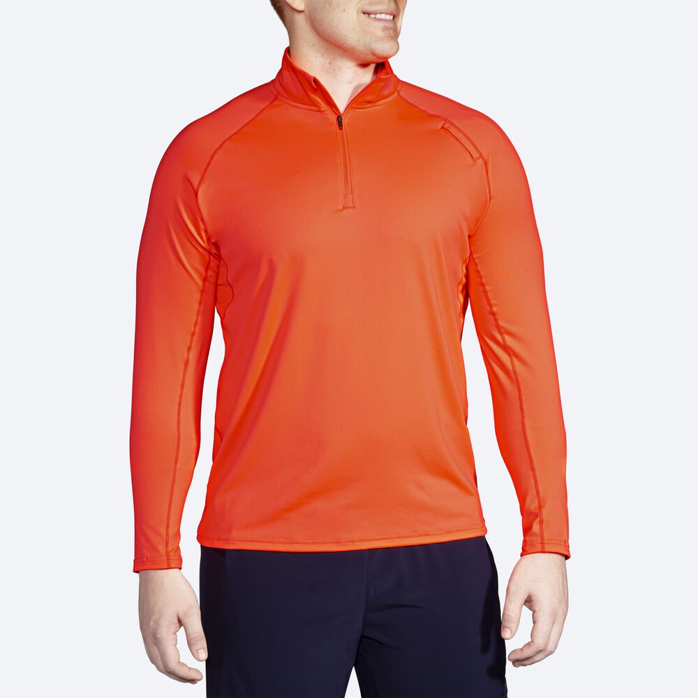 Chaquetas Brooks Dash 1/2 Zip Hombre Naranjas | CR39825