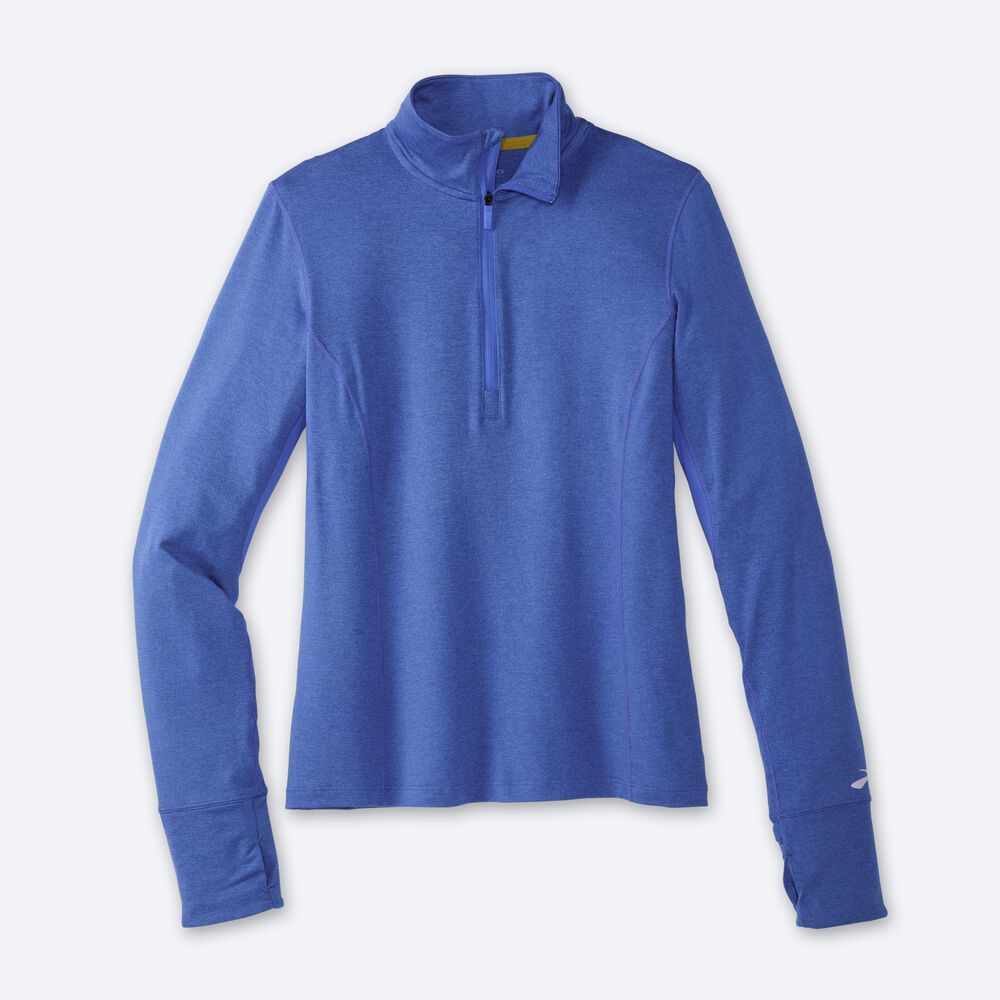 Chaquetas Brooks Dash 1/2 Zip Mujer Azules | CR17048