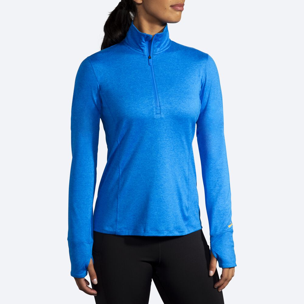 Chaquetas Brooks Dash 1/2 Zip Mujer Azules | CR45091