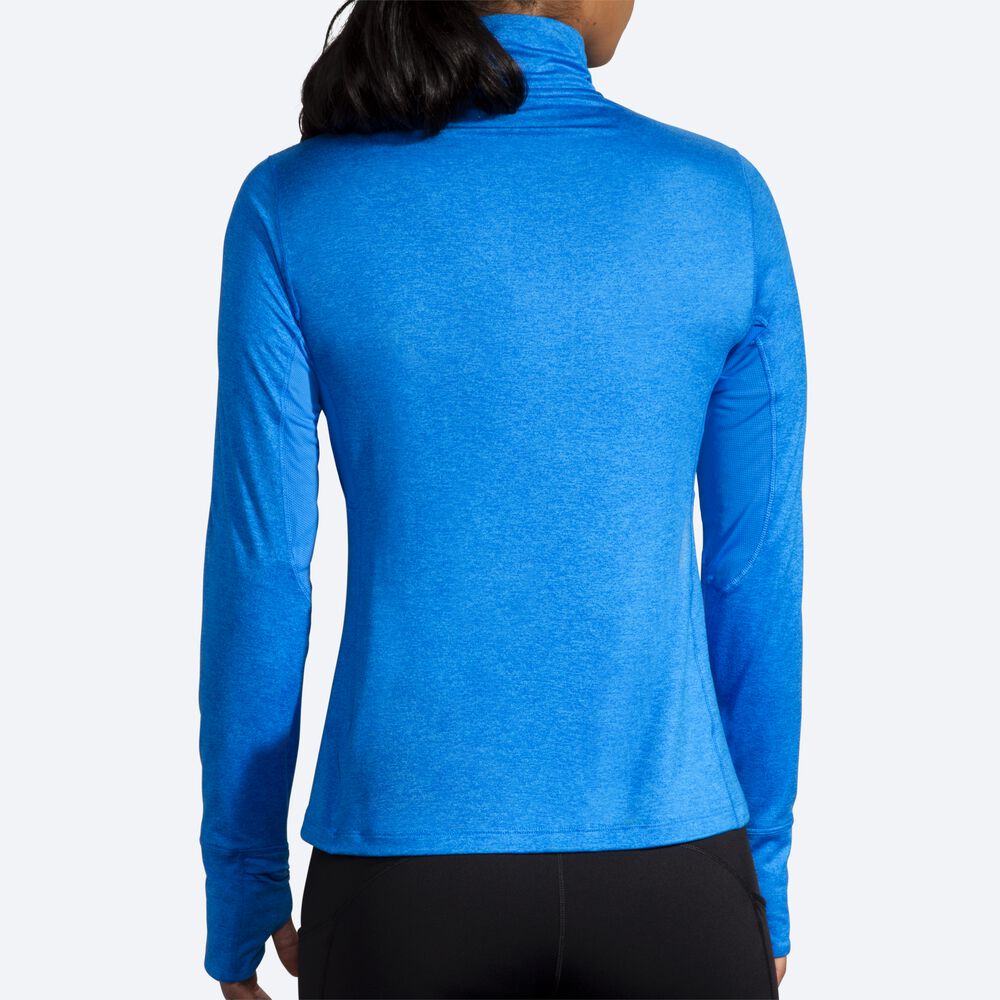 Chaquetas Brooks Dash 1/2 Zip Mujer Azules | CR45091